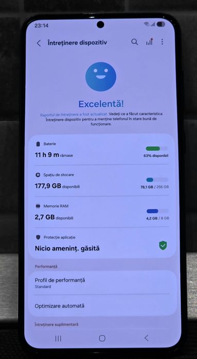 Samsung Galaxy S23+ 5G / 256GB / 8GB RAM - stare impecabilă ( ca nou )
