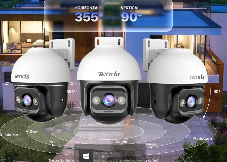 Tenda wifi kamera orginal smart camera  3-мегапиксельная наружная каме