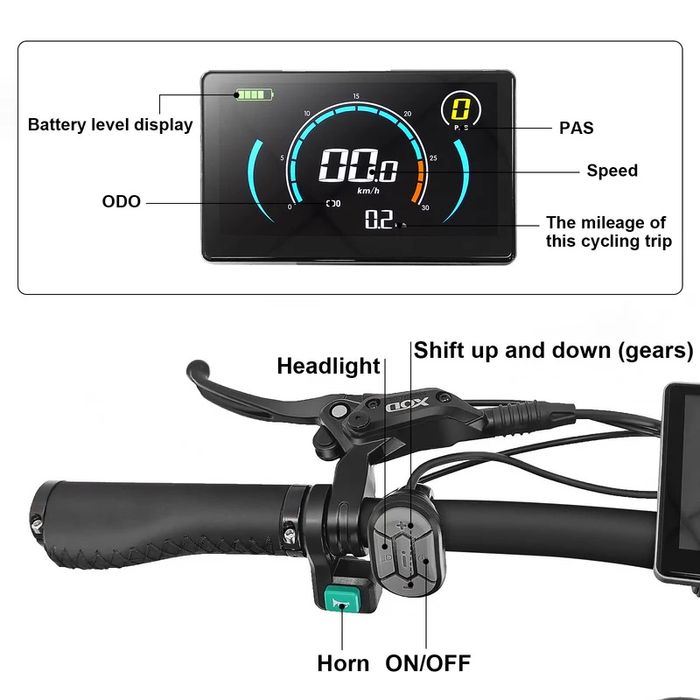 НОВО !!! Електрическа Колело Emoko C94 750W 48V/35AH LG