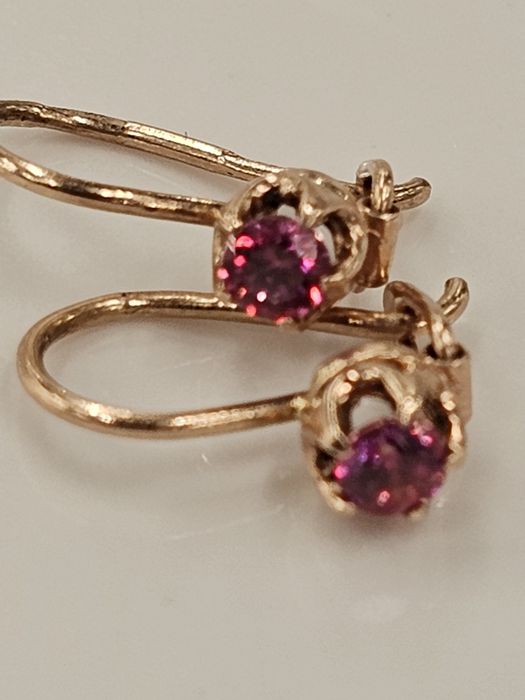 Детские советские серьги 585проба