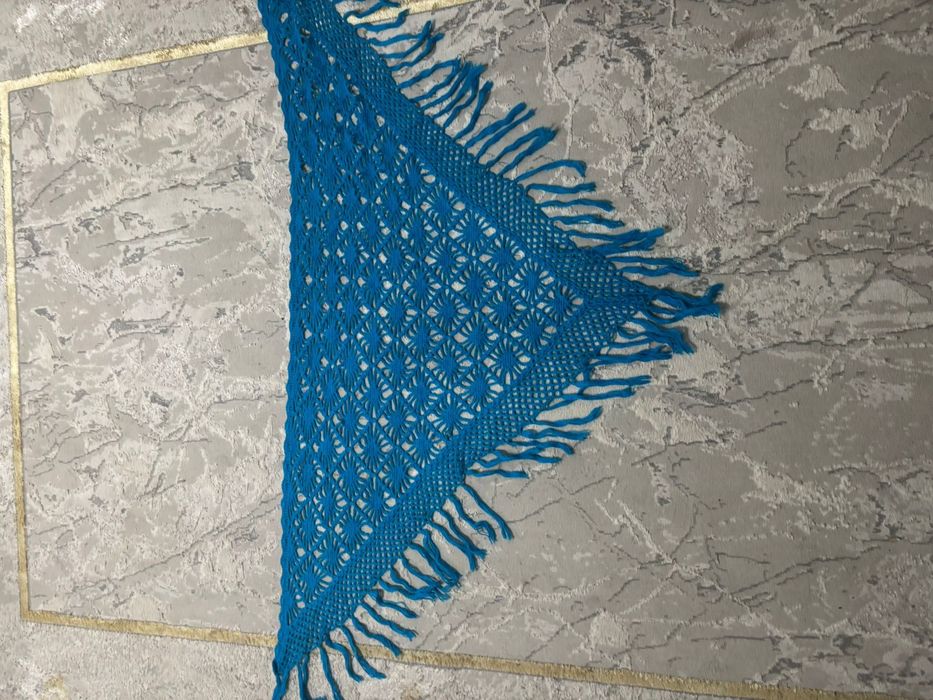 Вязанные платки косынки