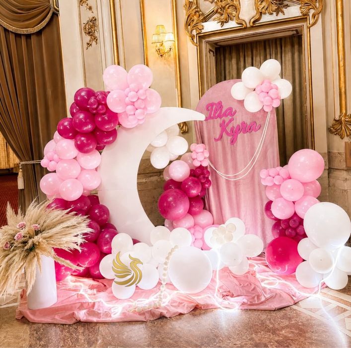 Aripi inger baloane photocorner decoratiuni aranjamente decor botez