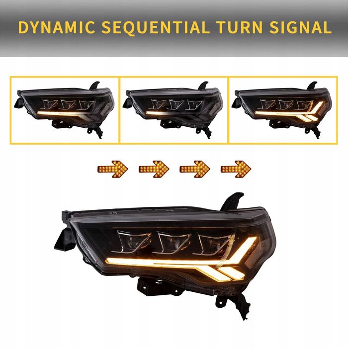 Комплект фарове Toyota 4 Runner Full LED 2014 - 2023 година