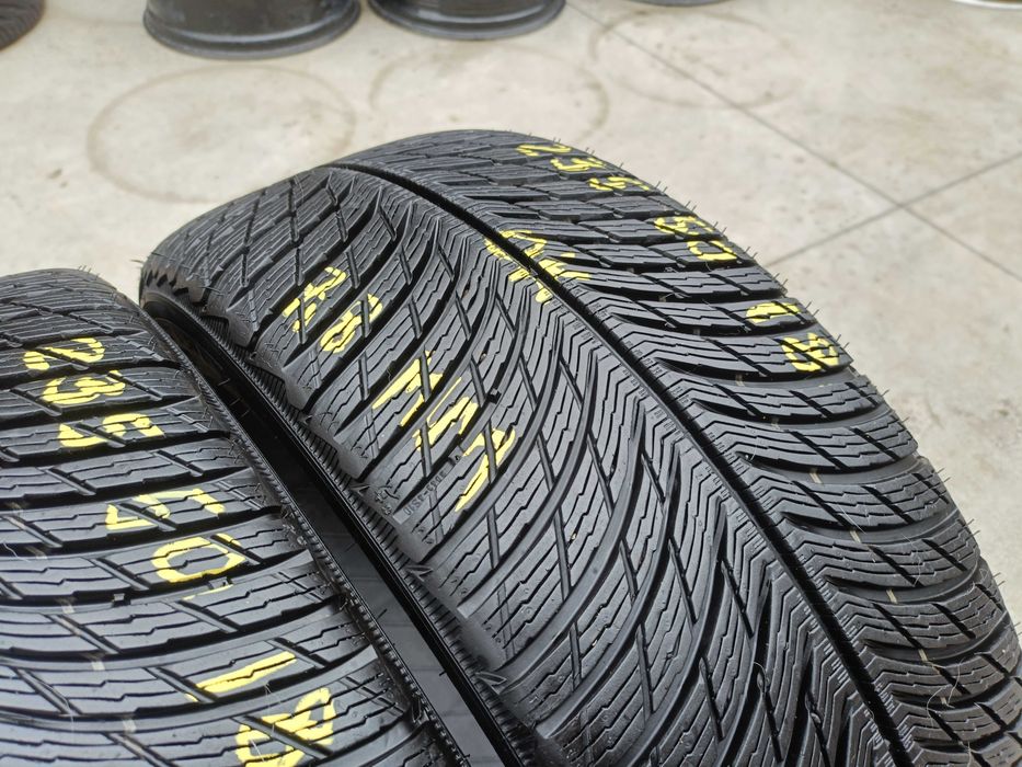 Set 4 anvelope de iarna 235 50 18 michelin pilot alpin 5 profil 7,8 mm
