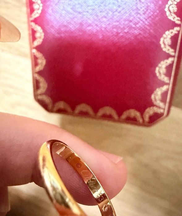 Кольцо Cartier 1895 с бриллиантом