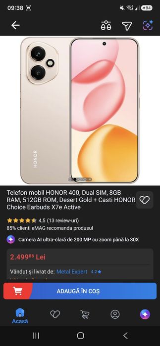 Honor 400 8GB/256