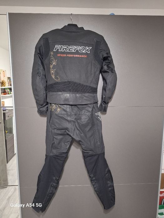 Costum moto dama/femei piele Firefox marime42