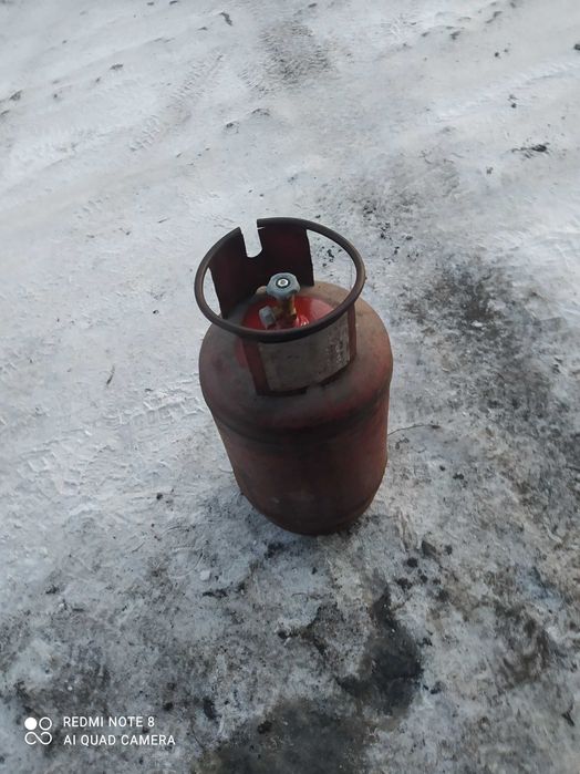 Газовый баллон с вентилем бу 27 литров