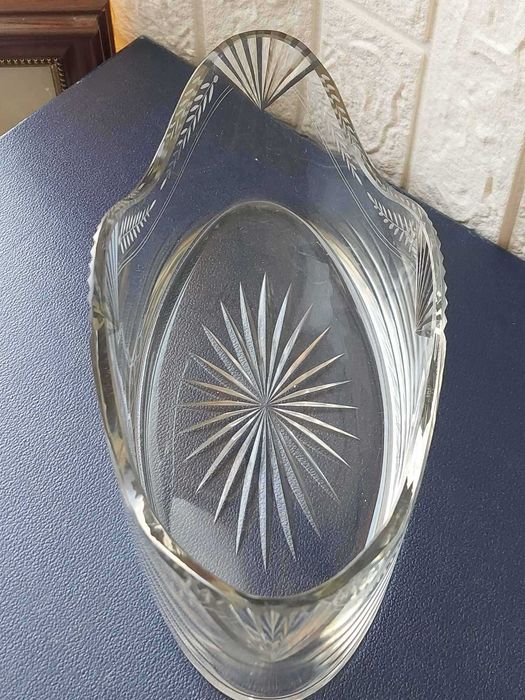 Сребърна жардиера 19век.Сребро 800-кристал