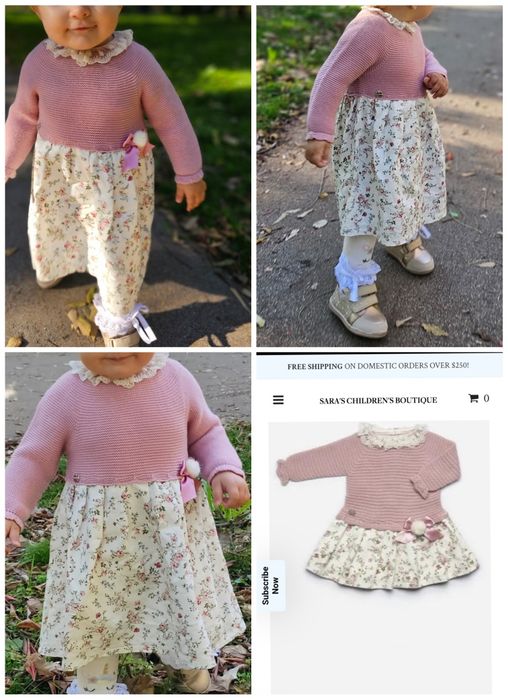 Бебешка рокля JULIANA  размер 24 м.