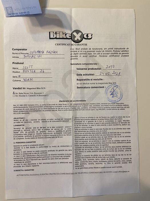 Scott Roxter 26 XS verde – foarte puțin folosită + accesorii