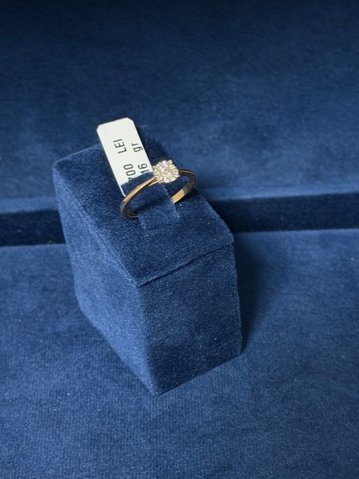 Inel aur 18K 2.16gr diamante