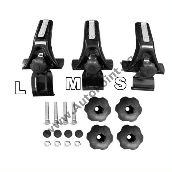 Универсален багажник за коли без надлъжни греди напречни греди