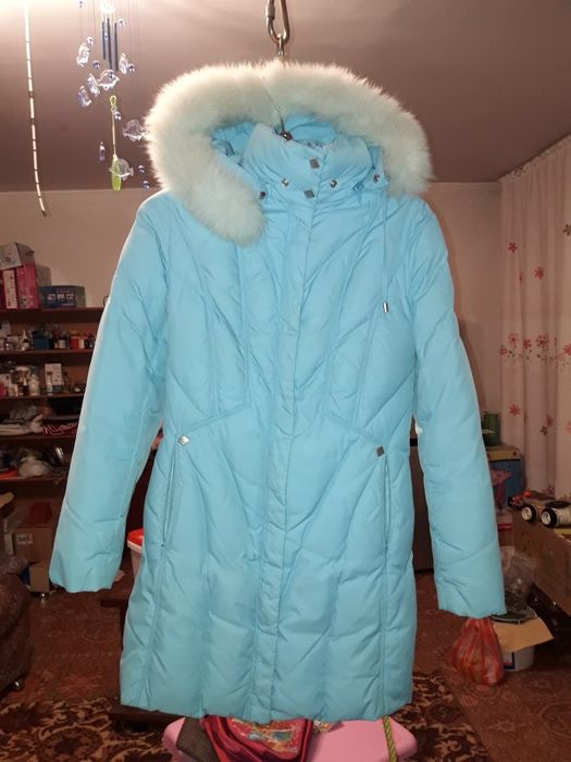 пуховик - лебяжий пух 44 размер