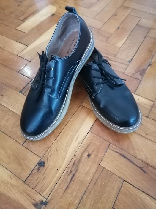 Естествена кожа дамски обувки