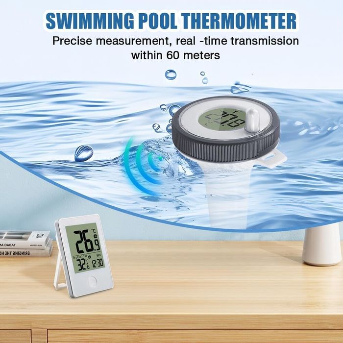 Termometru wireless piscina/ciubar