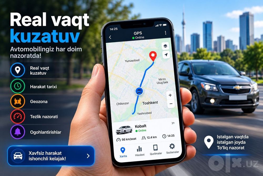 GPS faqat bizdan oling bepul xizmatlardan foydalaning