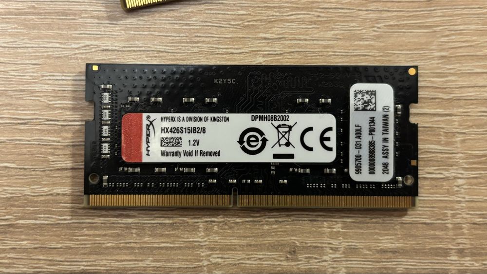 Memorie RAM laptop DDR4 16GB (2x8GB) Kingston HyperX + Micron