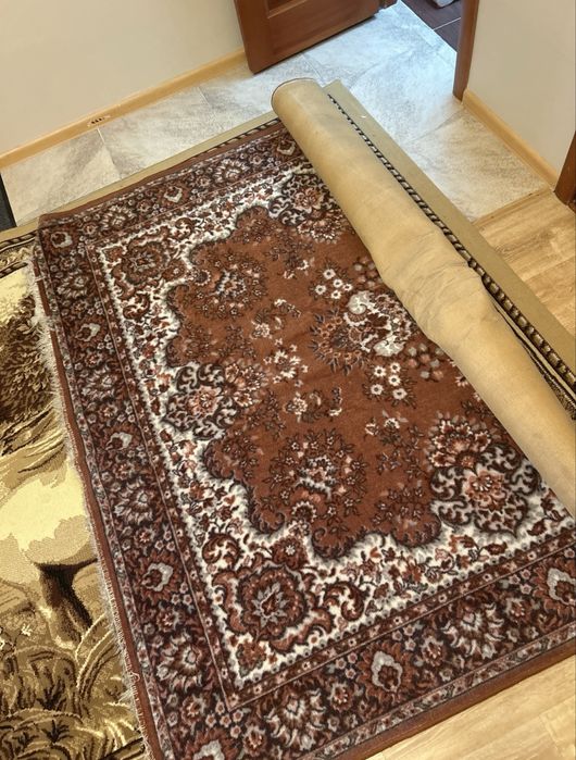 Ковер + картина + тканевый шкаф, всё вместе