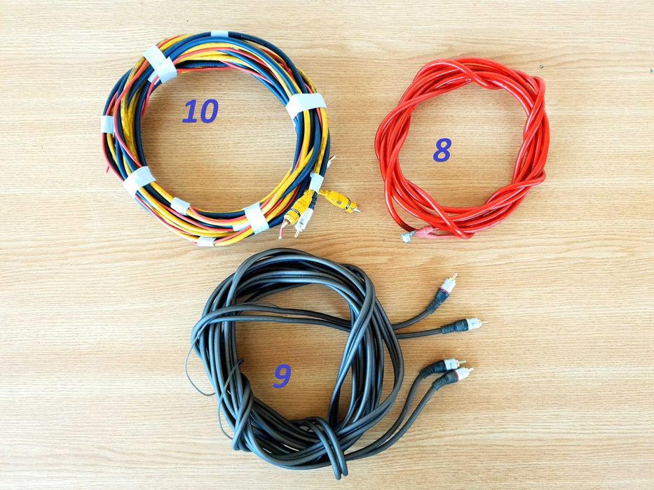 Cablu audio si de alimentare pentru subwoofer auto