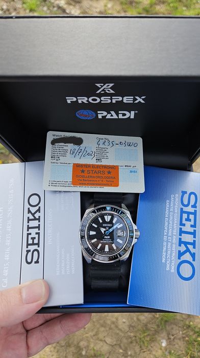 Seiko King Samurai  PADI automatic diver SRPG21Ki