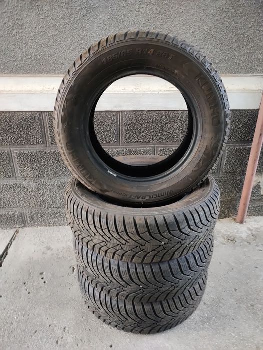 Vând Set Cauciucuri 185/65/14 M+S Kumho DOT 2025 Import recent Germania