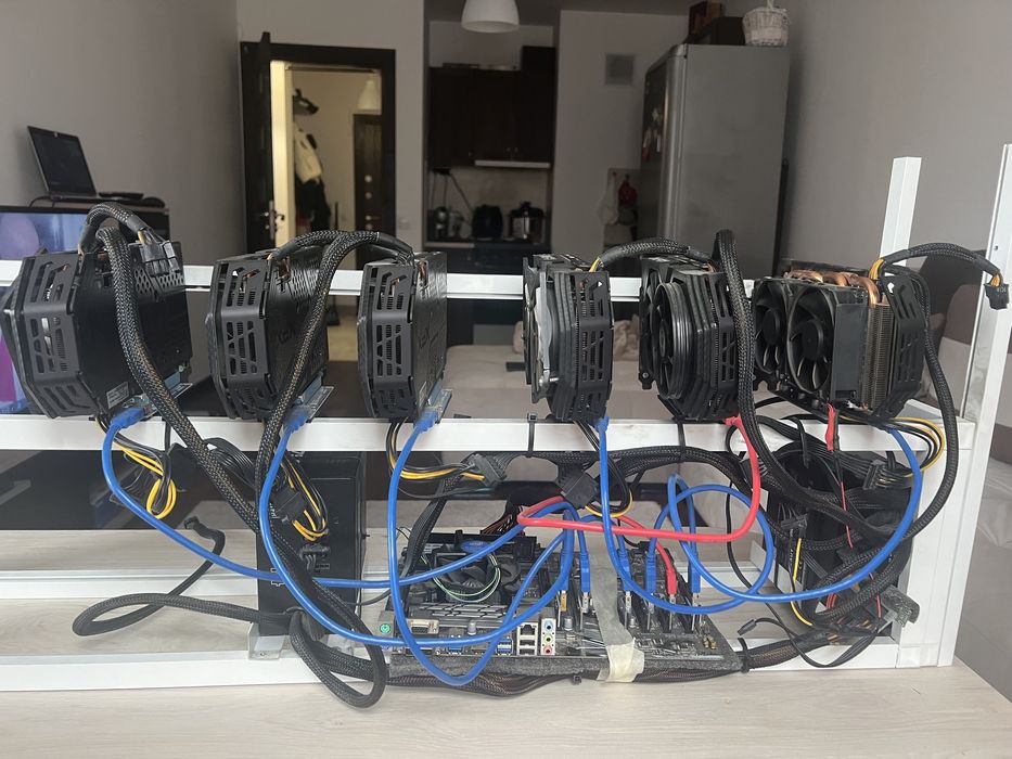 Minig rig Копачка - 6 карти Radeon RX 580 (XFX) 180 Mh
