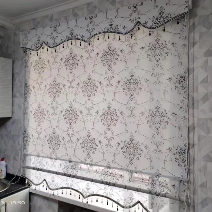 Жалюзи дуэт,с ламбрекеном