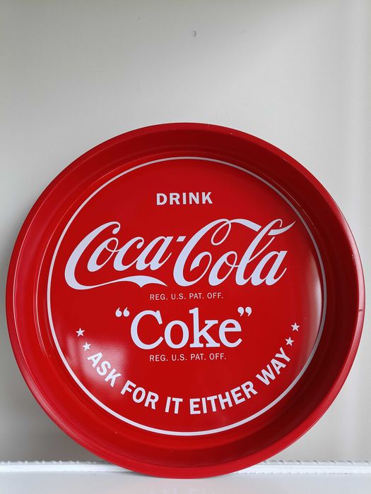 Coca-Cola , Кока Кола, метална табла, поднос