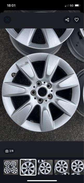 Jante R17 5 x 120 Mini Countryman/BMW
