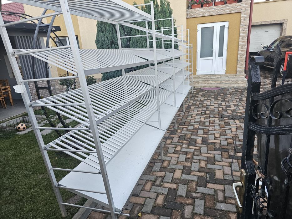 Rafturi aluminiu paine brutarie