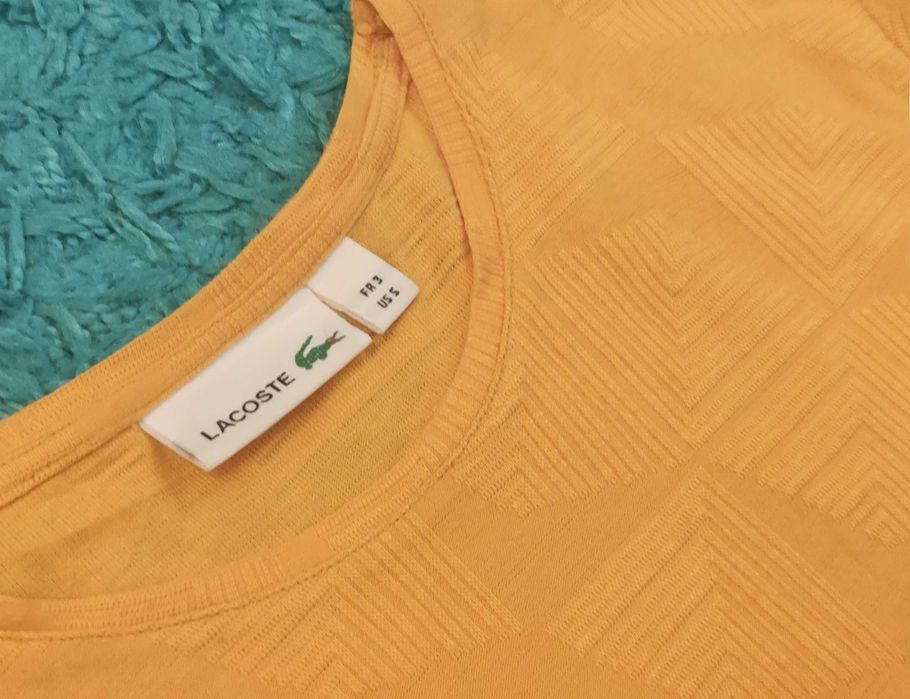 Tricou Lacoste Galben S