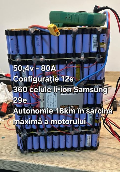 Motor electric barcă 210 LBS 48v împreună cu baterii lithium - ion