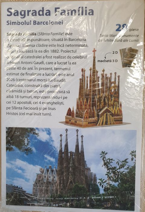 Puzzle 3D diferite modele