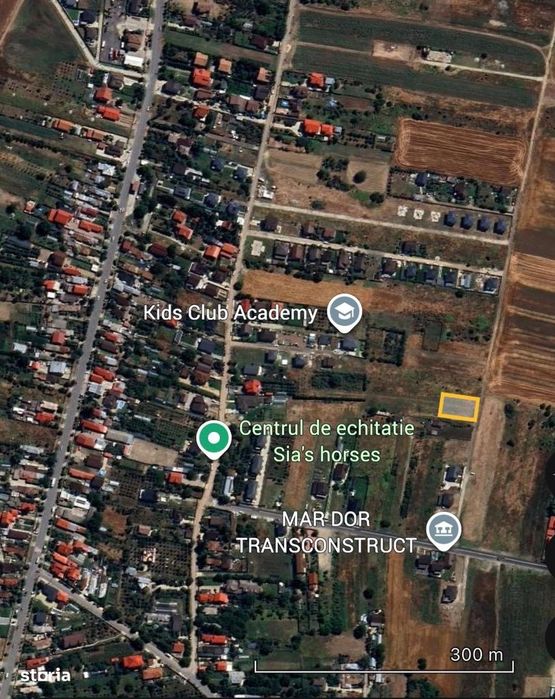 Teren de vânzare 430mp, utilități disponibile