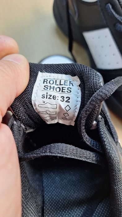 Adidași cu role retractabile, Roller Shoes pentru copii, marimea 32