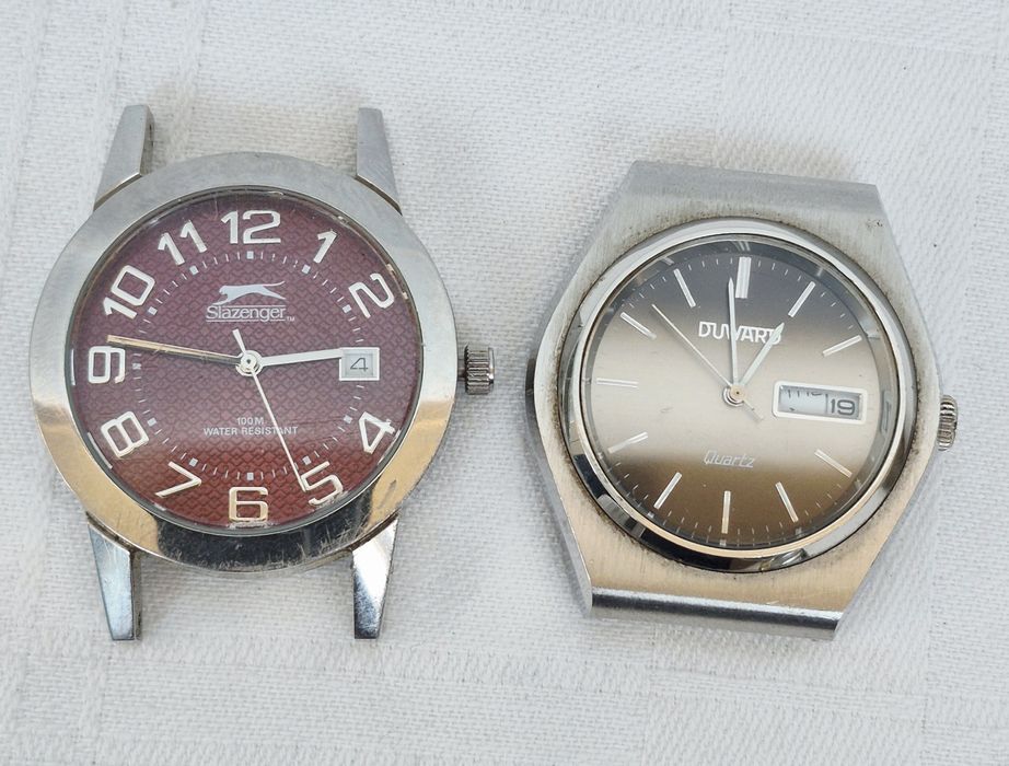 Lot 9 ceasuri mecanice cu defecte, Duward, Aero, Wilson, Ingersoll, Planesa, Nostrana fara curele, din oțel