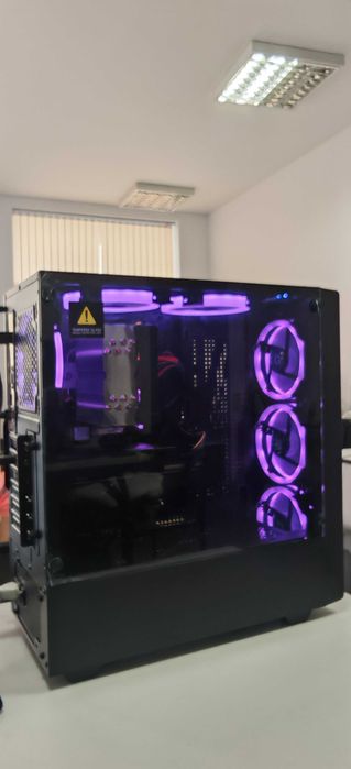 Продавам Геймърско PC Ryzen 5 5500/16Gb 3600Mhz/512GB SSD WD + 1000Gb HDD WD Black/RTX 3060TI/Гаранция