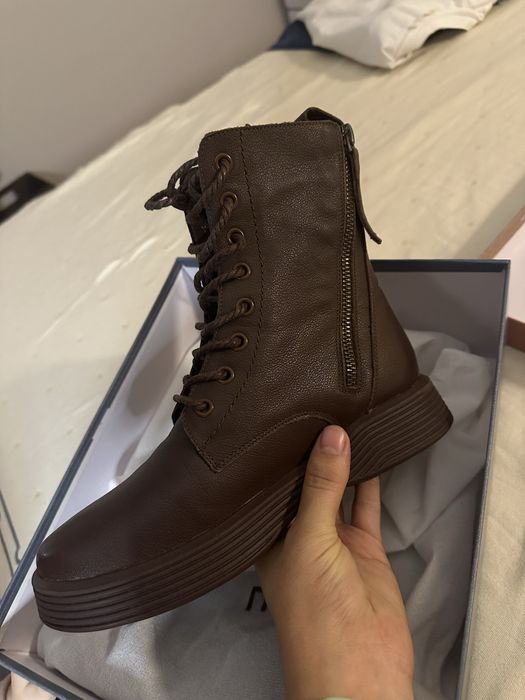 Обувь ботинки кожа