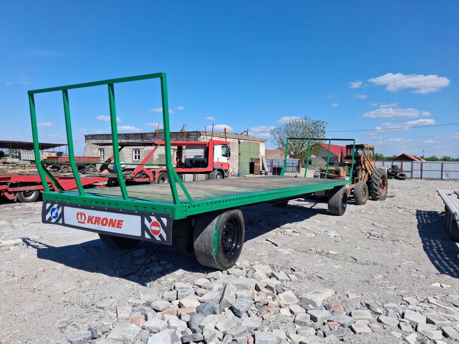 Vand trailer platforma baloti