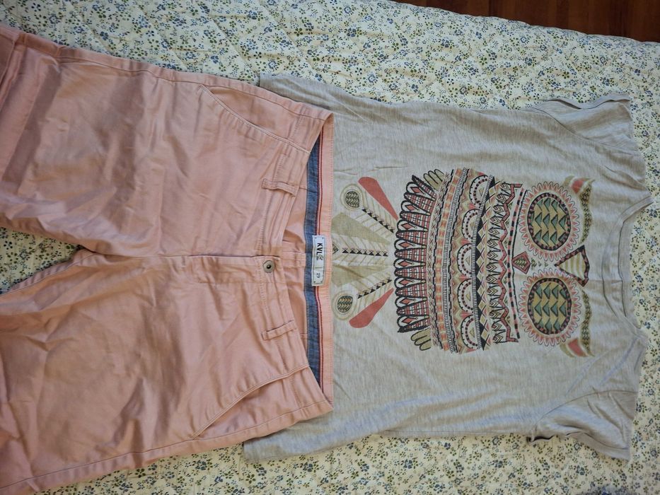 Дънки и тениски дамски zara и други