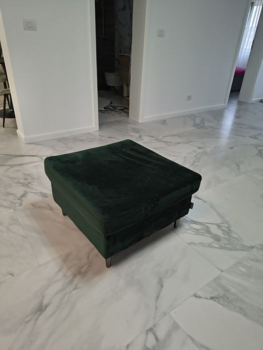 Taburet Moghan catifea verde