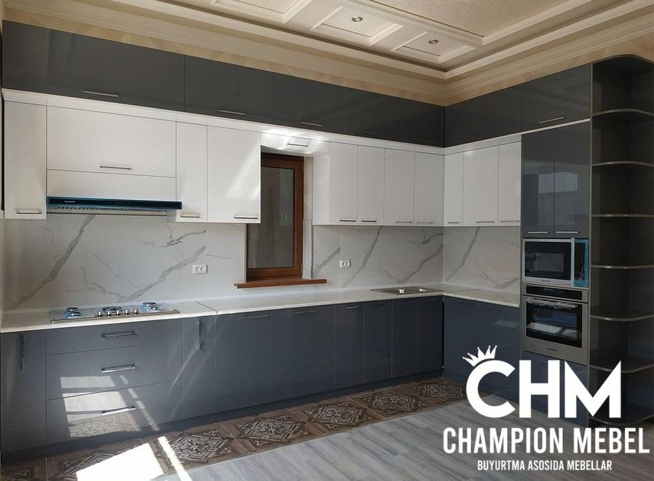 Замонавий ошхона мебеллари Hi tech услубида. Кухонный гарнитур