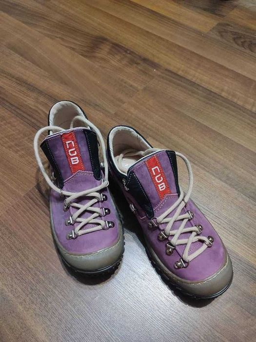 pantofi Nagaba, ghete piele naturala masura 38, ghete trekking munte