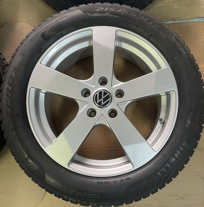 Jante aliaj R17 VW Passat B8 B9 T-Roc 215/55/17 Pirelli Iarna