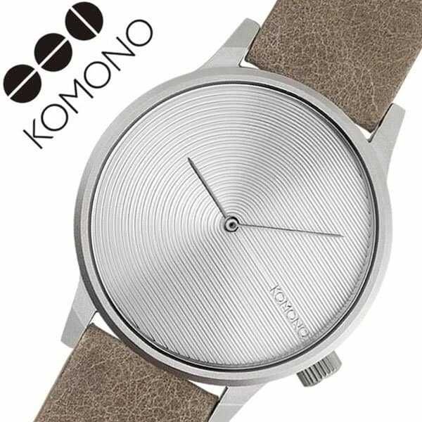 Часовник KOMONO WINSTON DECO DOVE Watch Unisex, кожена каишка