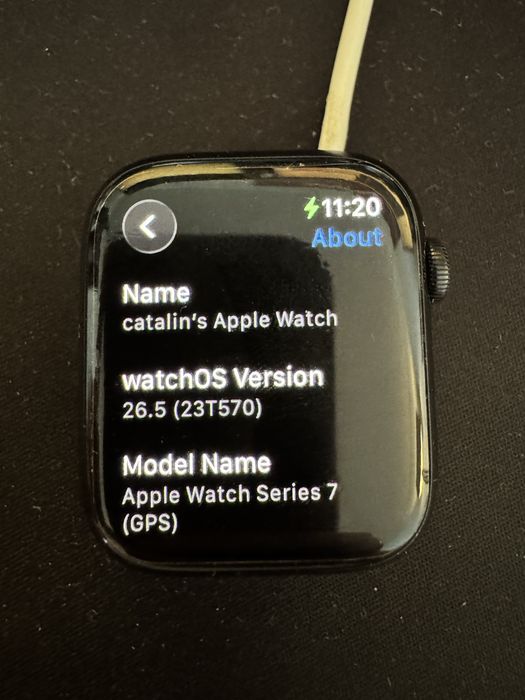 Apple Watch Seria 7 GPS 45mm - Nike Edition - 32gb
