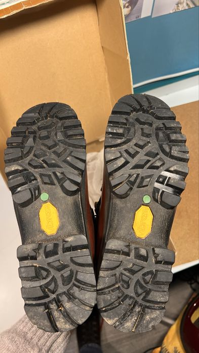 Ghete piele unisex originale scarpa 40 munte vibram made in Italy