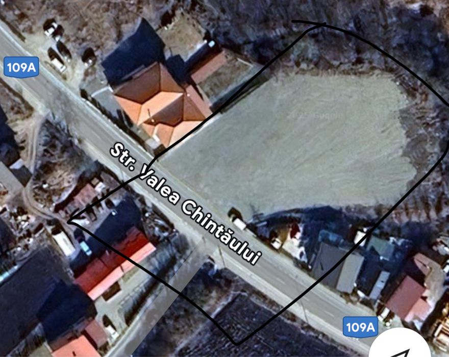 Inchiriez teren parcela 3.500 m2 Valea Chintaului /Terra Garden