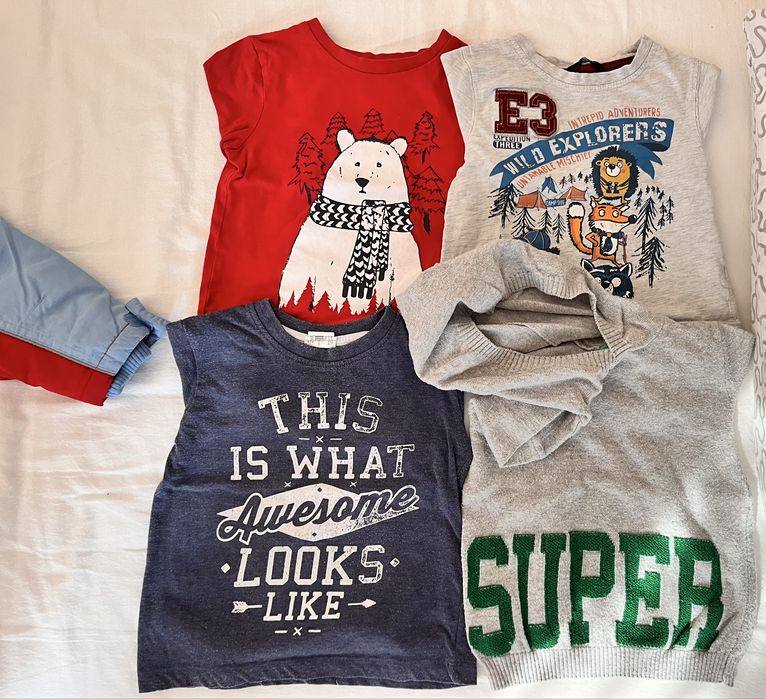 Лот зимна грейка, яке и блузки h&m р. 12-18